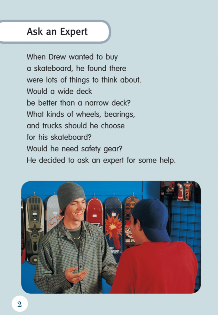 Choosing a Skateboard book by Ali Everts