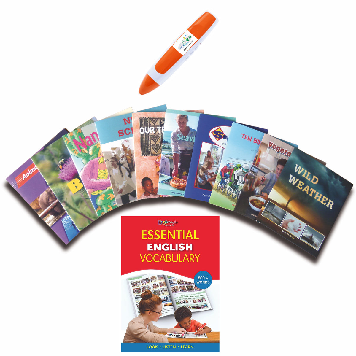 Early English Language Learners feat. Vocab Book with 800+ Everyday Words