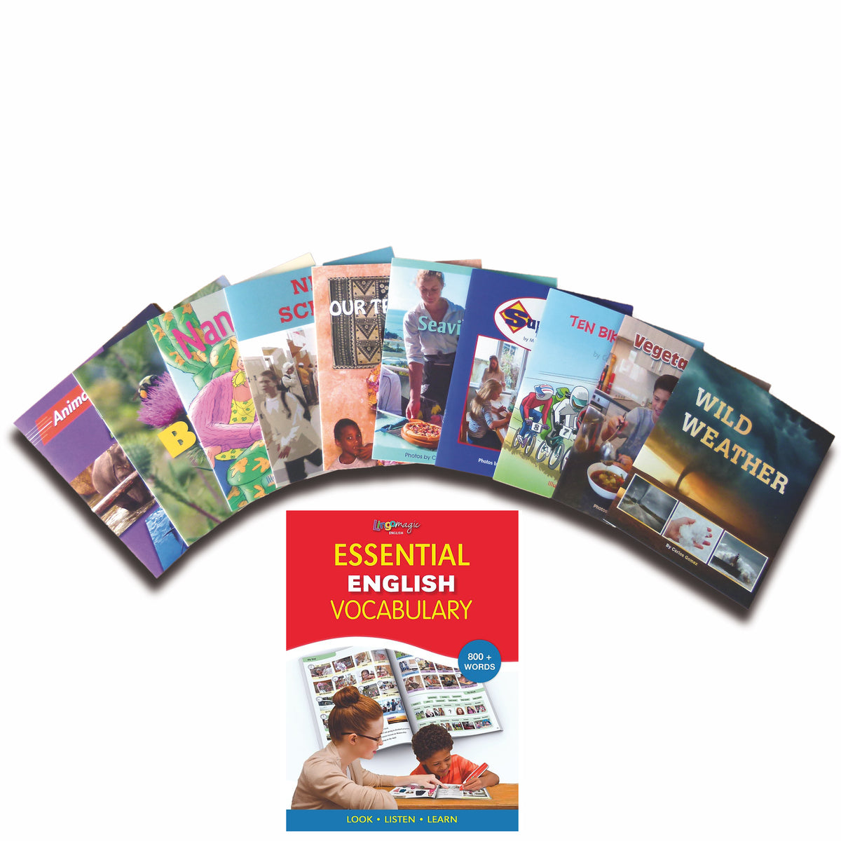 Early English Language Learners feat. Vocab Book with 800+ Everyday Words