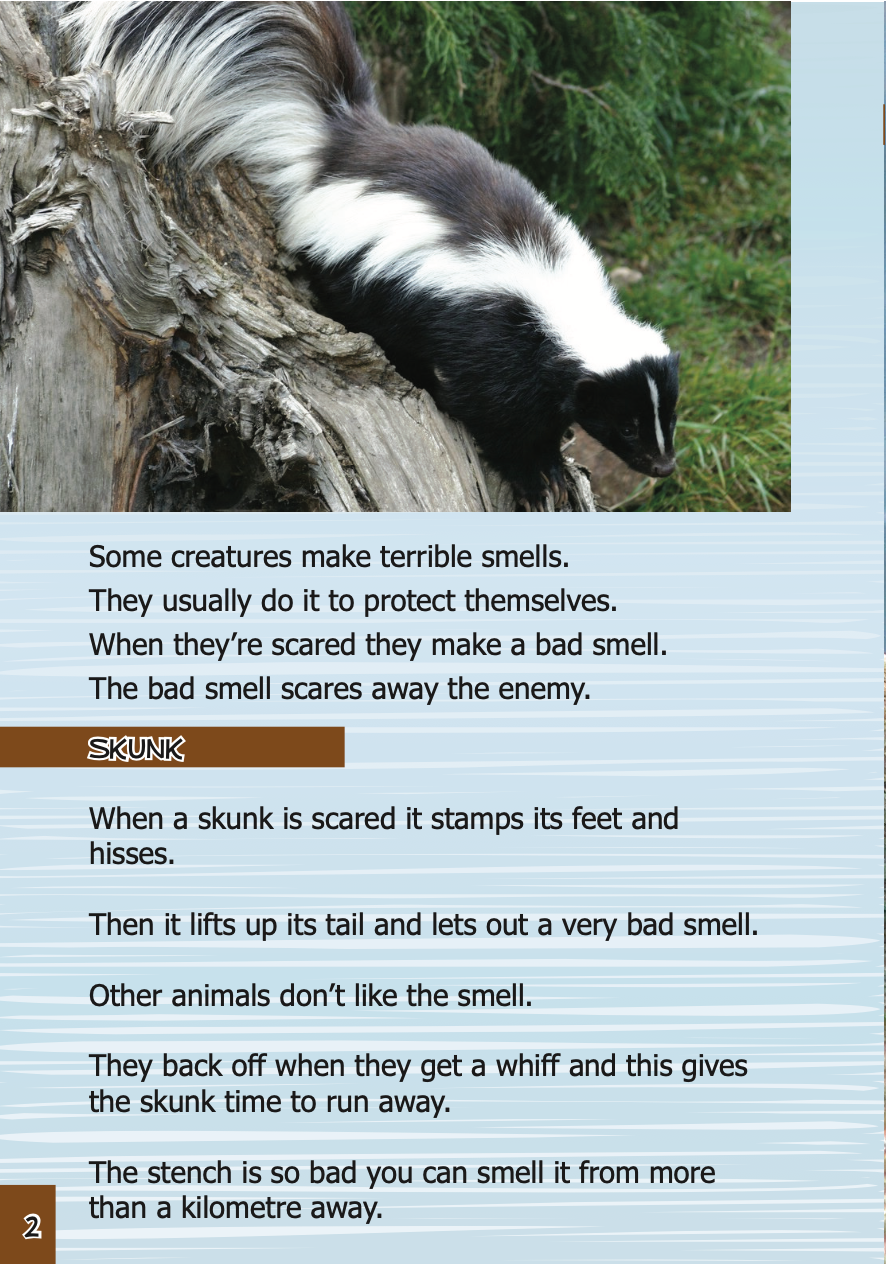 Stinky Creatures book by Carol Krueger