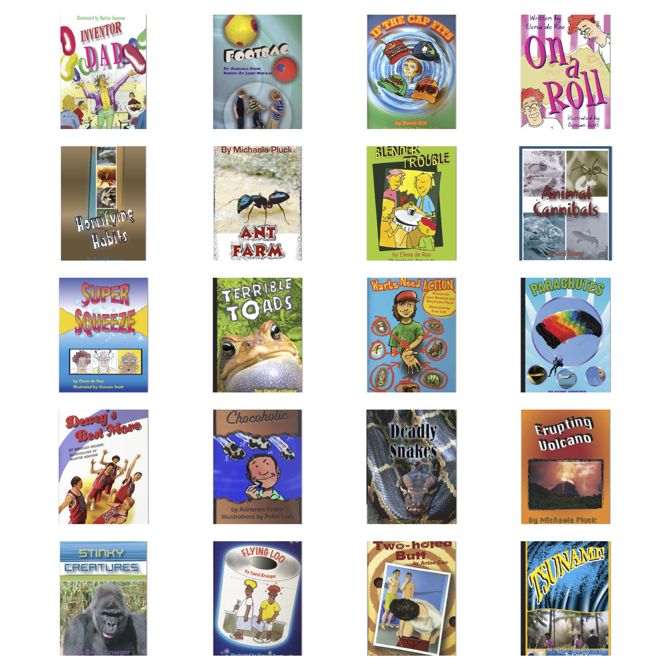 All 20 Toxic Series Titles: Digital Books + Activities - Rainbow Reading