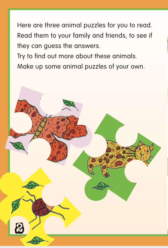 Animal Puzzles book by Maria Beard - Rainbow Reading
